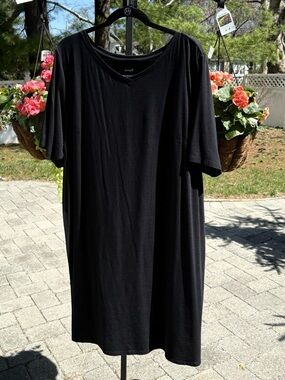 Pure Jill Black T-Shirt Dress